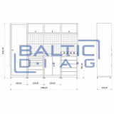 Modulinis darbastalio komplektas Valkenpower Nr. 3