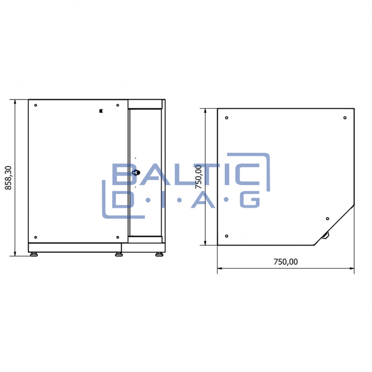 Corner base cabinet Valkenpower