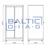Wardrobe with two doors Valkenpower