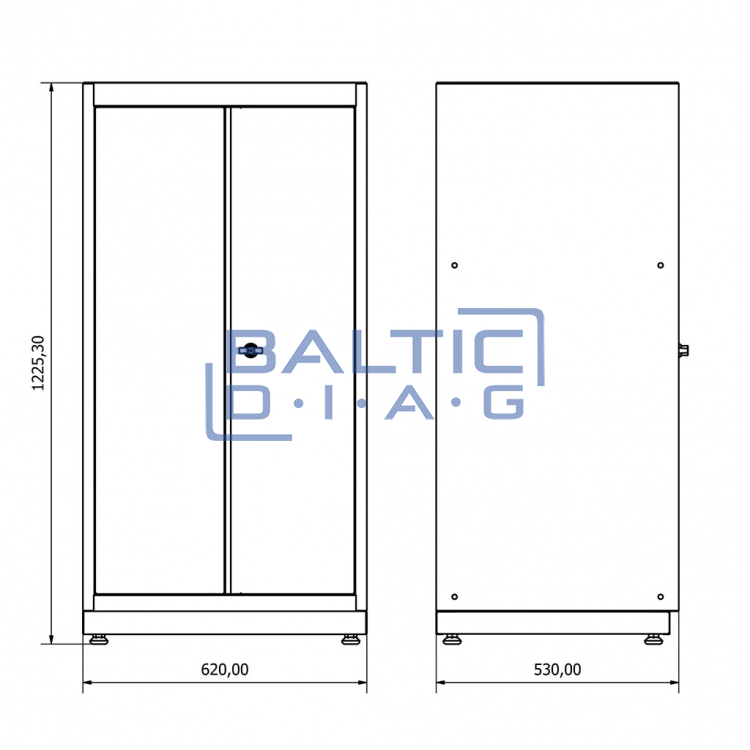Wardrobe with two doors Valkenpower