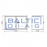 Hanging small two-door Valkenpower cabinet