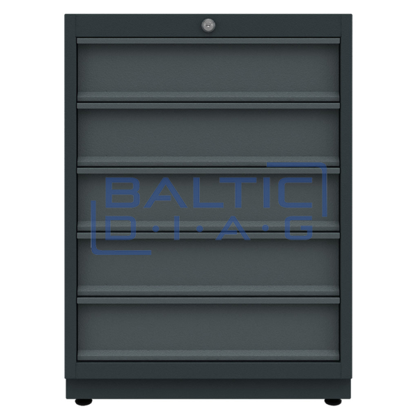 Workshop cabinet with five drawers Valkenpower