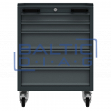 Mobile workshop cabinet with five drawers Valkenpower
