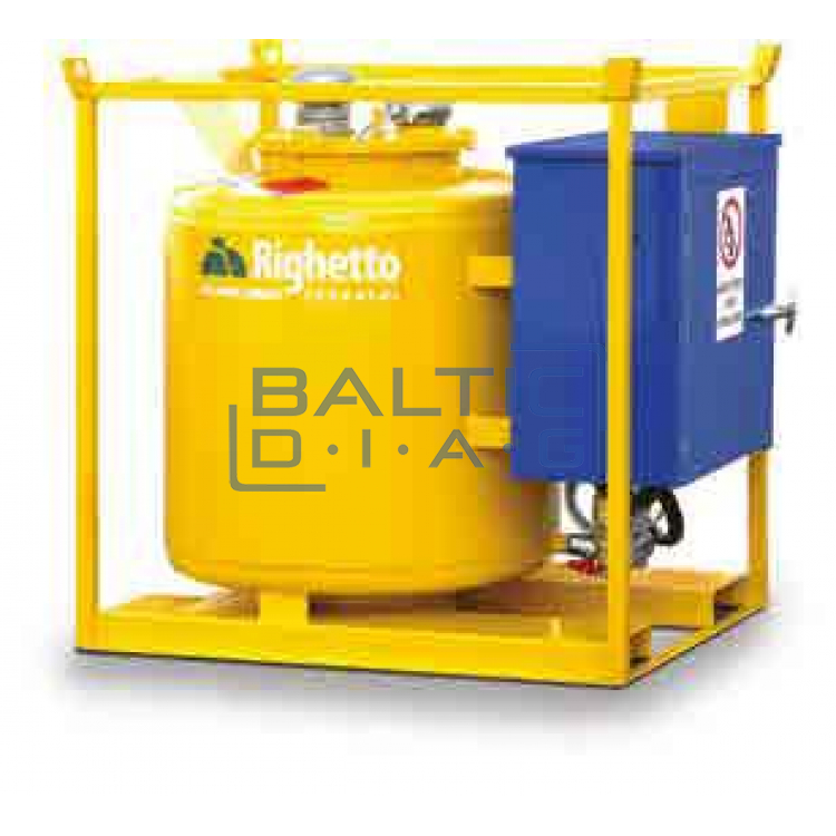 Transported vertical fuel tank Righetto