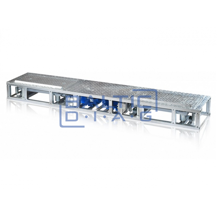 Kompaktiškas amortizatorių, važiuoklės patikros stendas iki 3,5 tonos Unimetal TUZ-2-C