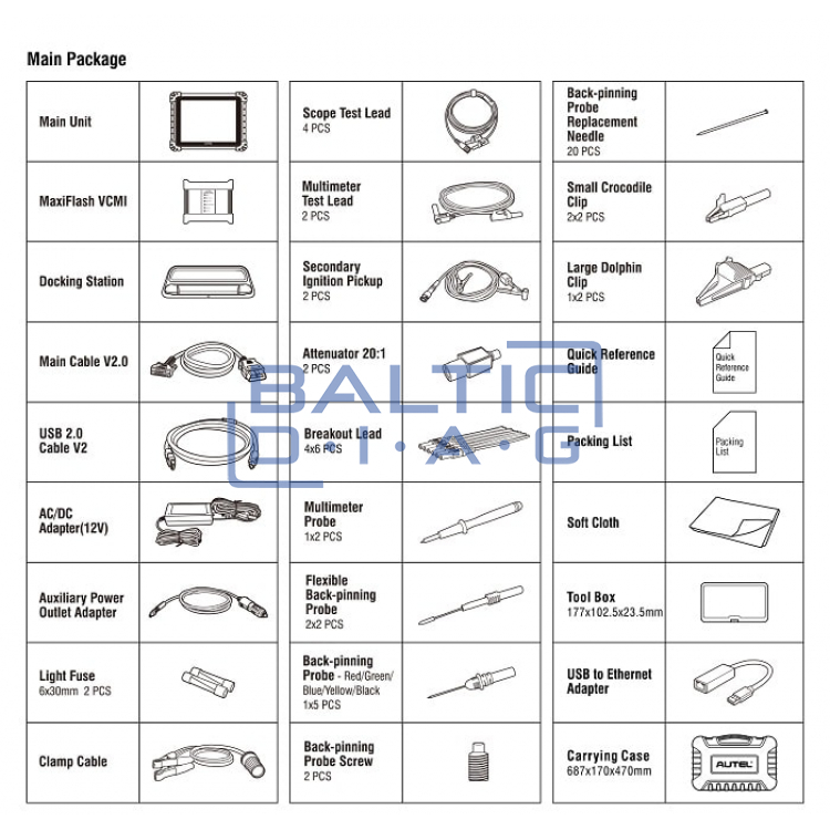 Diagnostic device for electric cars AUTEL MaxiSys Ultra EV