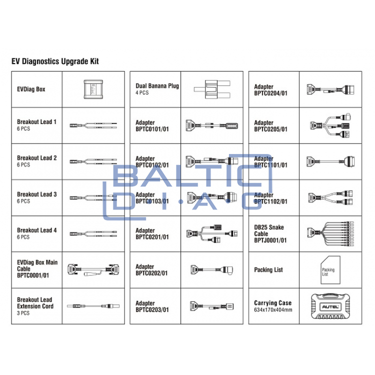 Diagnostic device for electric cars AUTEL MaxiSys Ultra EV