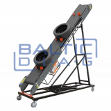 Mobile stand for 4.6 and 5.5-M tire conveyor Martins Industries