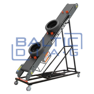 Mobile stand for 4.6 and 5.5-M tire conveyor Martins Industries
