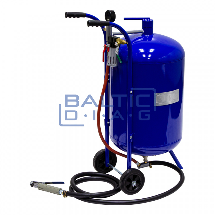 Mobile sandblaster 75L