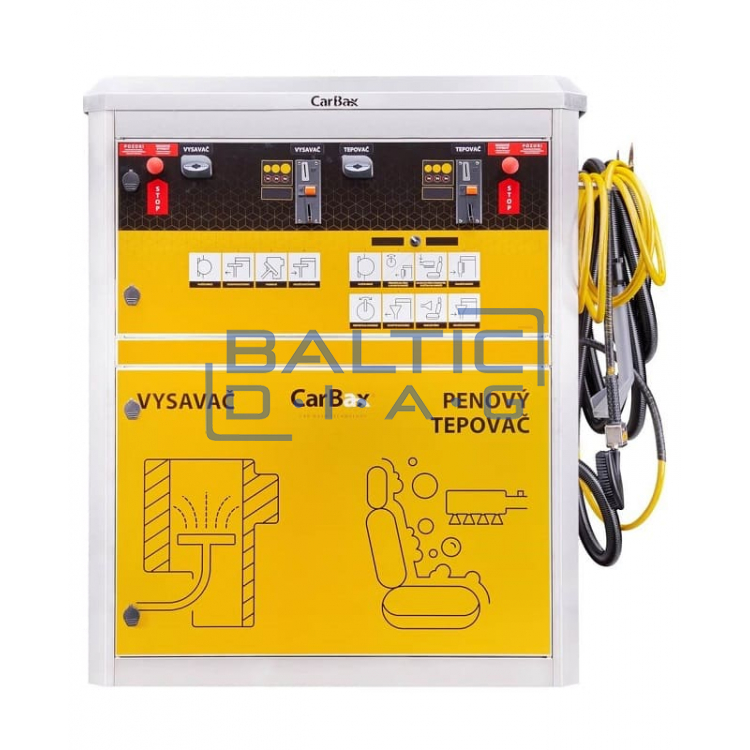 Self-service vacuum cleaner and interior cleaning equipment CarBaxVac FoamCleaner