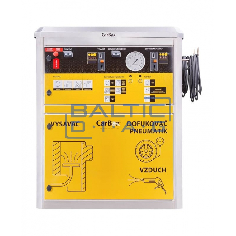 Self-service vacuum cleaner and tire compressor CarBaxVac / Air