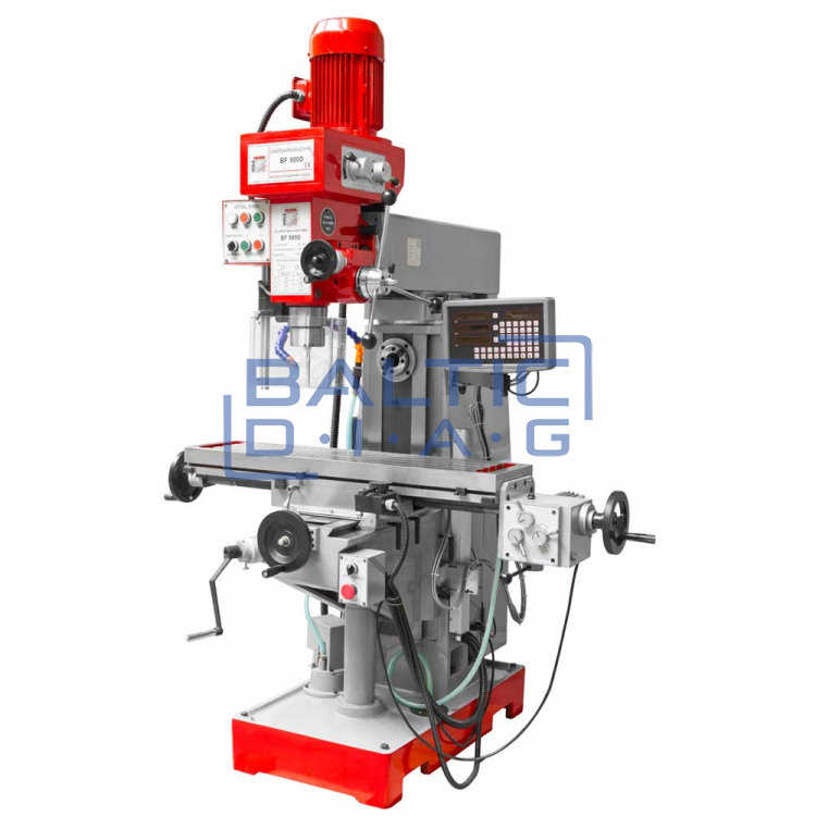 Metalo frezavimo staklės Holzmann BF500DDRO