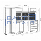 Professional workbench set 13 pcs