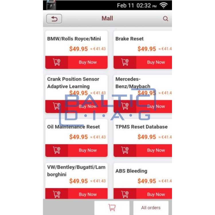 Car diagnostic equipment Launch CRE EURO 1