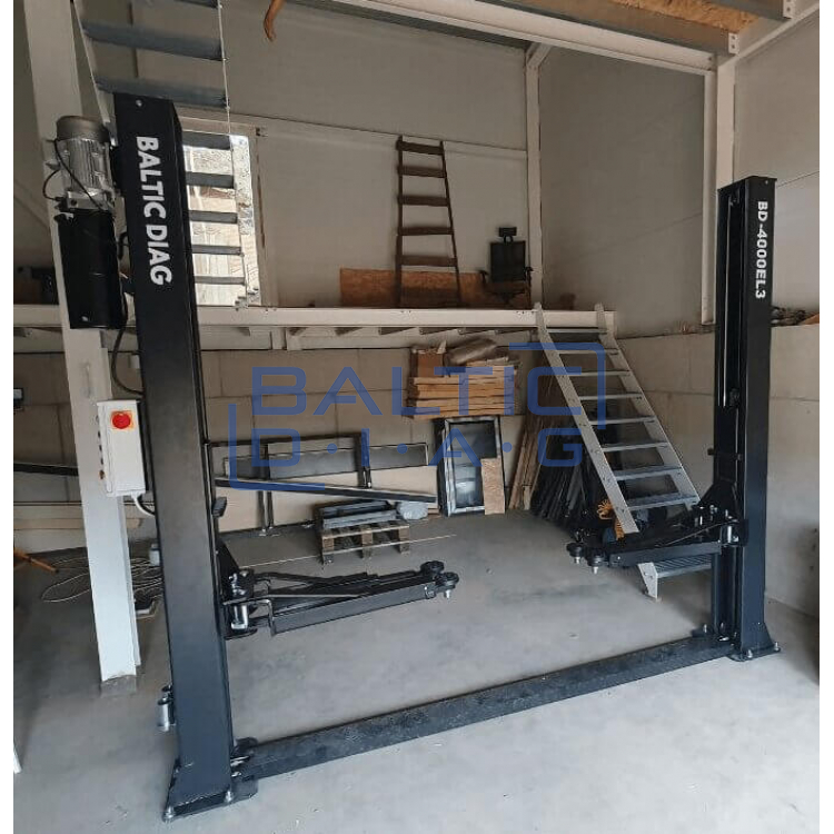 Two column post lift with electromagnetic locking, 2 + 3 - stage claws 4t BD-4000EL3