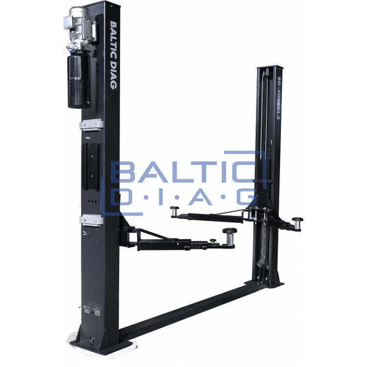 Two column post lift with electromagnetic locking, 2 + 3 - stage claws 4t BD-4000EL3