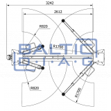 Two-post lift ATH-Comfort 2.55XL