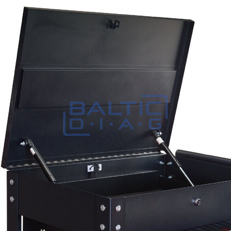 Trolley for tools, three drawers