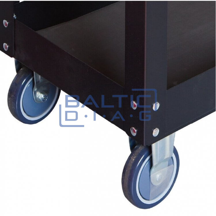 Trolley for tools, three drawers