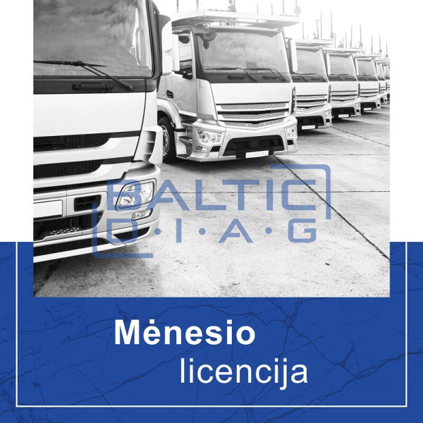 Commercial transport database Jaltest CV - for a month