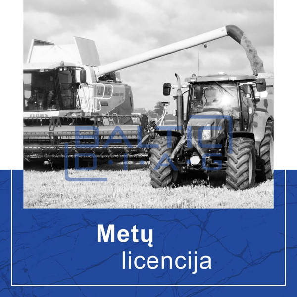 Agricultural machinery database Jaltest AGV - for a year