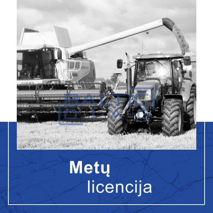 Žemės ūkio technikos duomenų bazė Jaltest AGV – metams