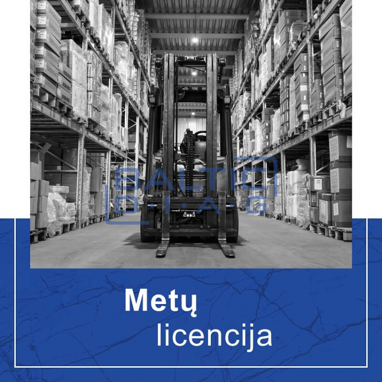 Sandėliavimo technikos duomenų bazė Jaltest MHE – metams