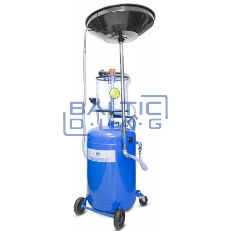 Air-operated wasted oil drainer, extractor, Castex 80l