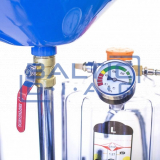 Air-operated pneumatic waste oil drainer with plastic cover, Castex 80l