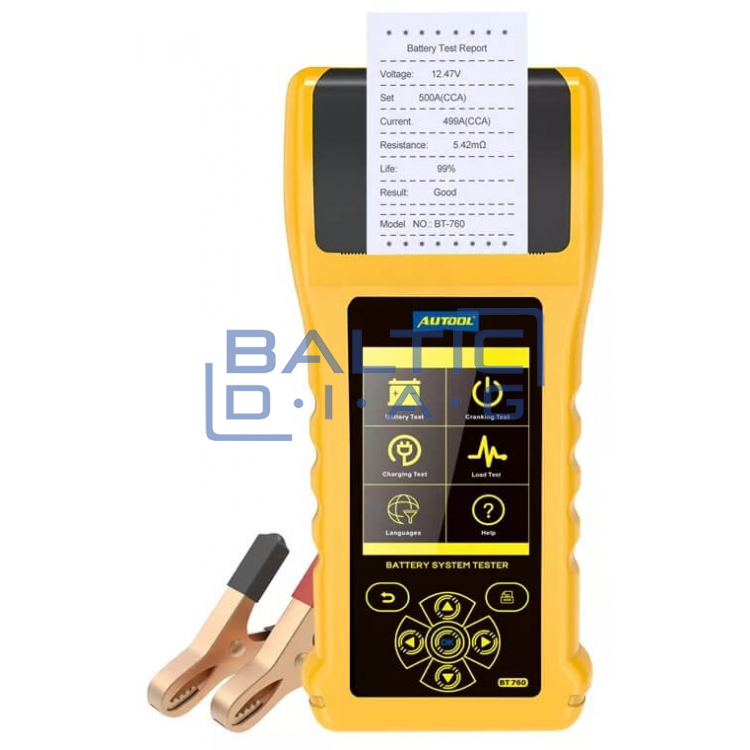 Тестер аккумуляторов Autool BT760