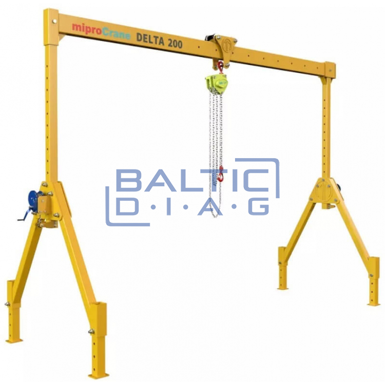 Disassembled gantry crane Delta 200