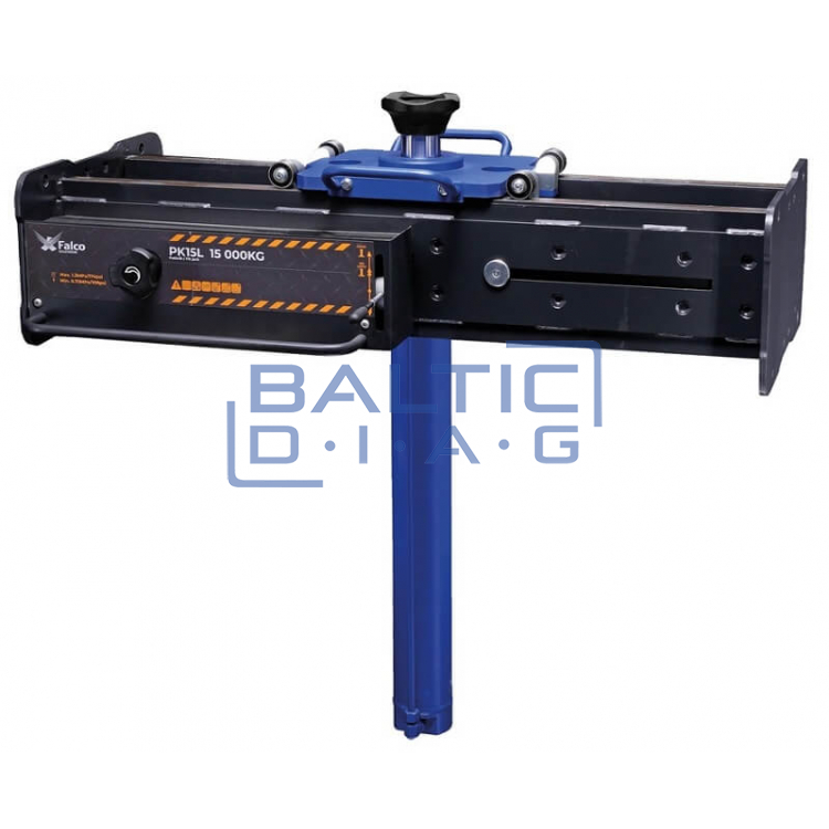 Pneumo-hydraulic pit lift 15 tons