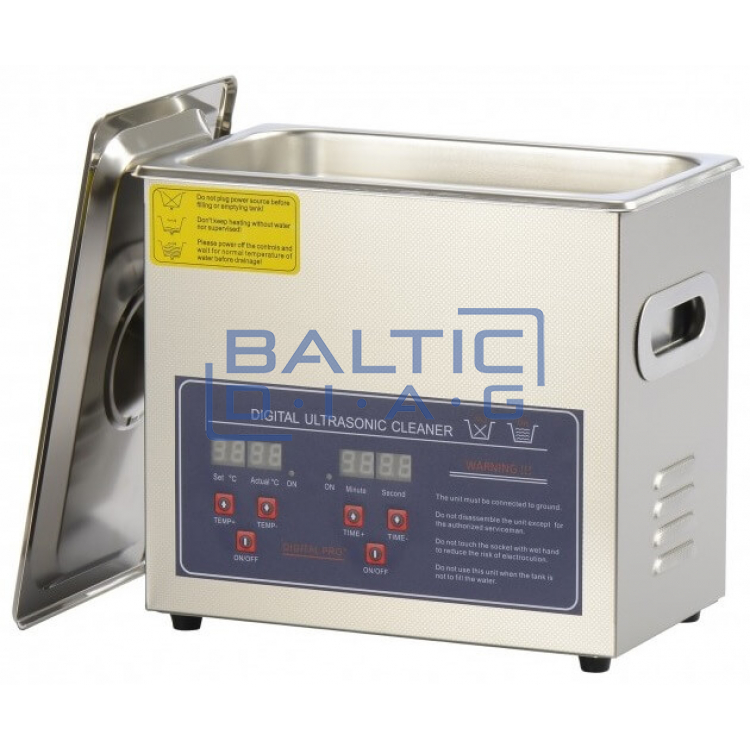 Ultrasonic cleaner 3.2l with basket