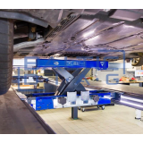 Extra wide pneumo-hydraulic jacking beam AC-Hydraulic 2.6 tons