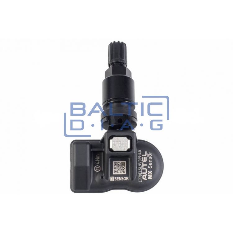 Juodas padangų slėgio jutiklis TMPS MX-Sensor 433MHz / 315MHz