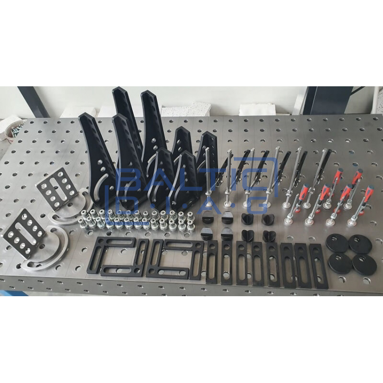 Accessories sets for welding tables