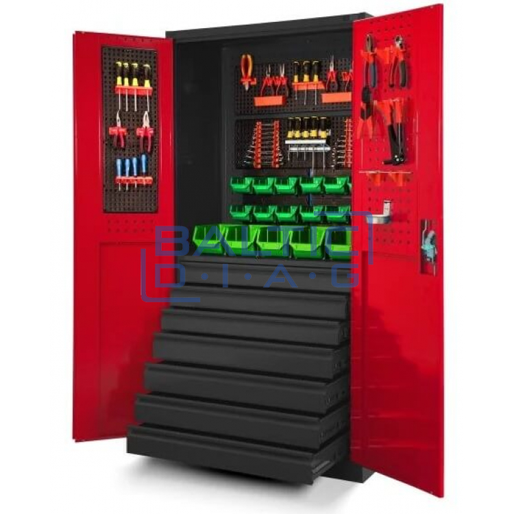 Jan Nowak metal work and tool cabinet Darek RED