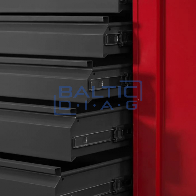 Jan Nowak metal work and tool cabinet Darek RED