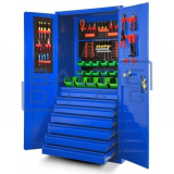 Jan Nowak metal work and tool cabinet Darek BLUE