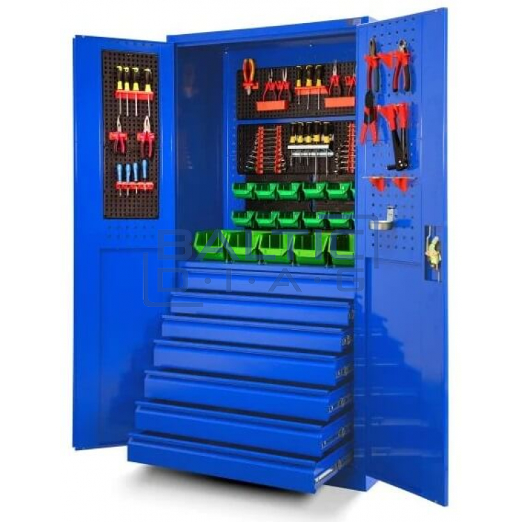Jan Nowak metal work and tool cabinet Darek BLUE