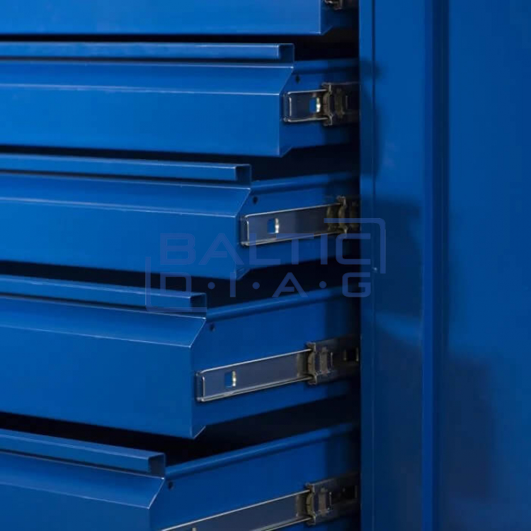 Jan Nowak metal work and tool cabinet Darek BLUE