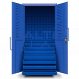Jan Nowak metal work and tool cabinet Darek BLUE