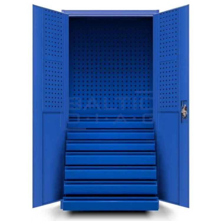 Jan Nowak metal work and tool cabinet Darek BLUE