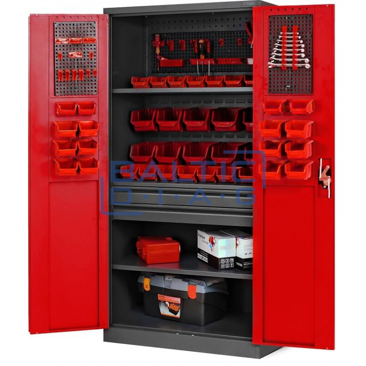 Jan Nowak metal work and tool cabinet SZYMON RED
