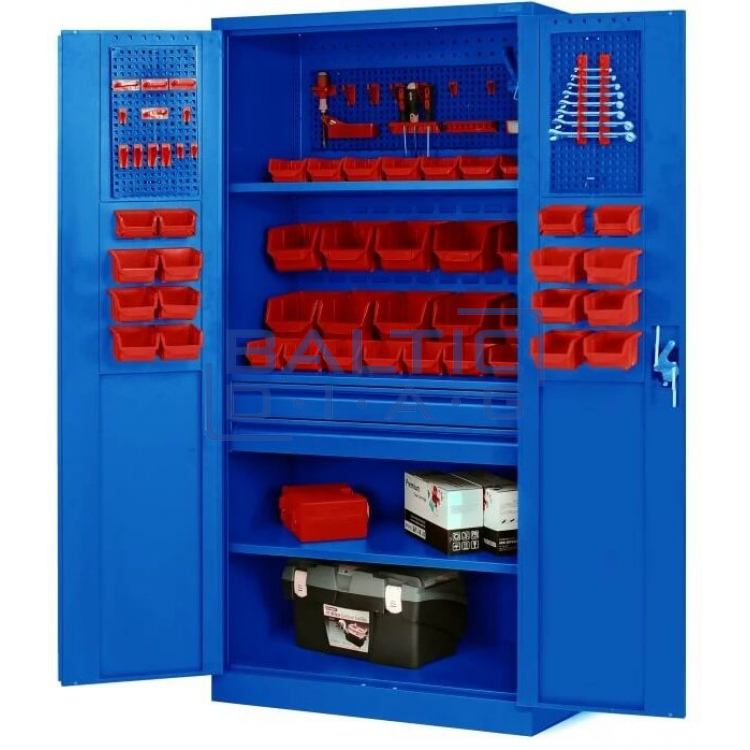 Jan Nowak metal work and tool cabinet SZYMON BLUE