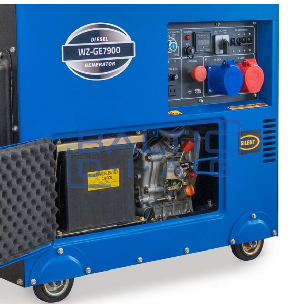 Diesel generator Weber WZ-GE7900, 6.5 kW