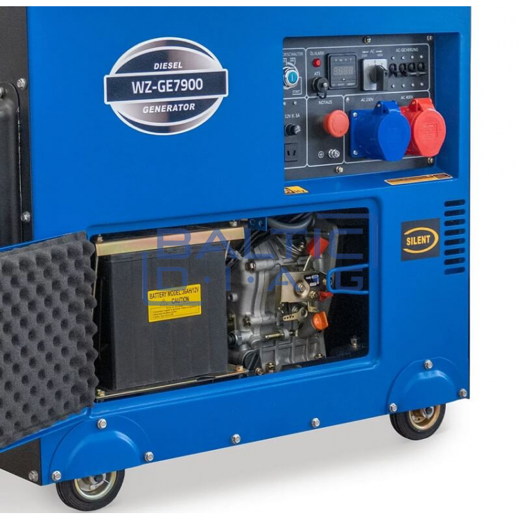 Diesel generator Weber WZ-GE7900, 6.5 kW