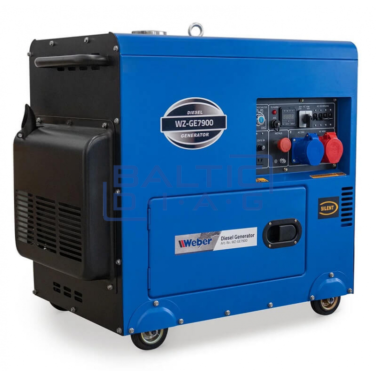 Diesel generator Weber WZ-GE7900, 6.5 kW