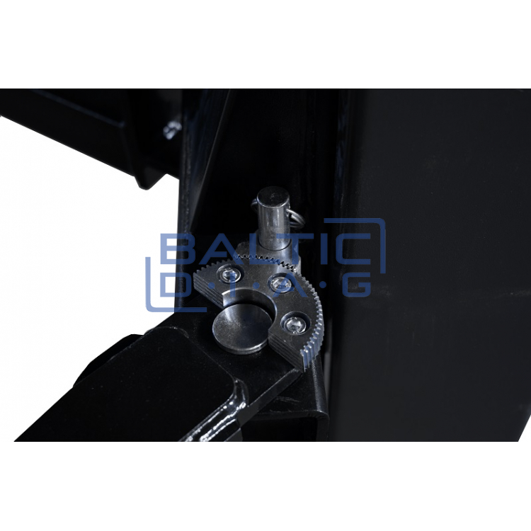 Double column lifter with mechanical claw locking and 2 + 3 stage claws, 4T BD-4000M3